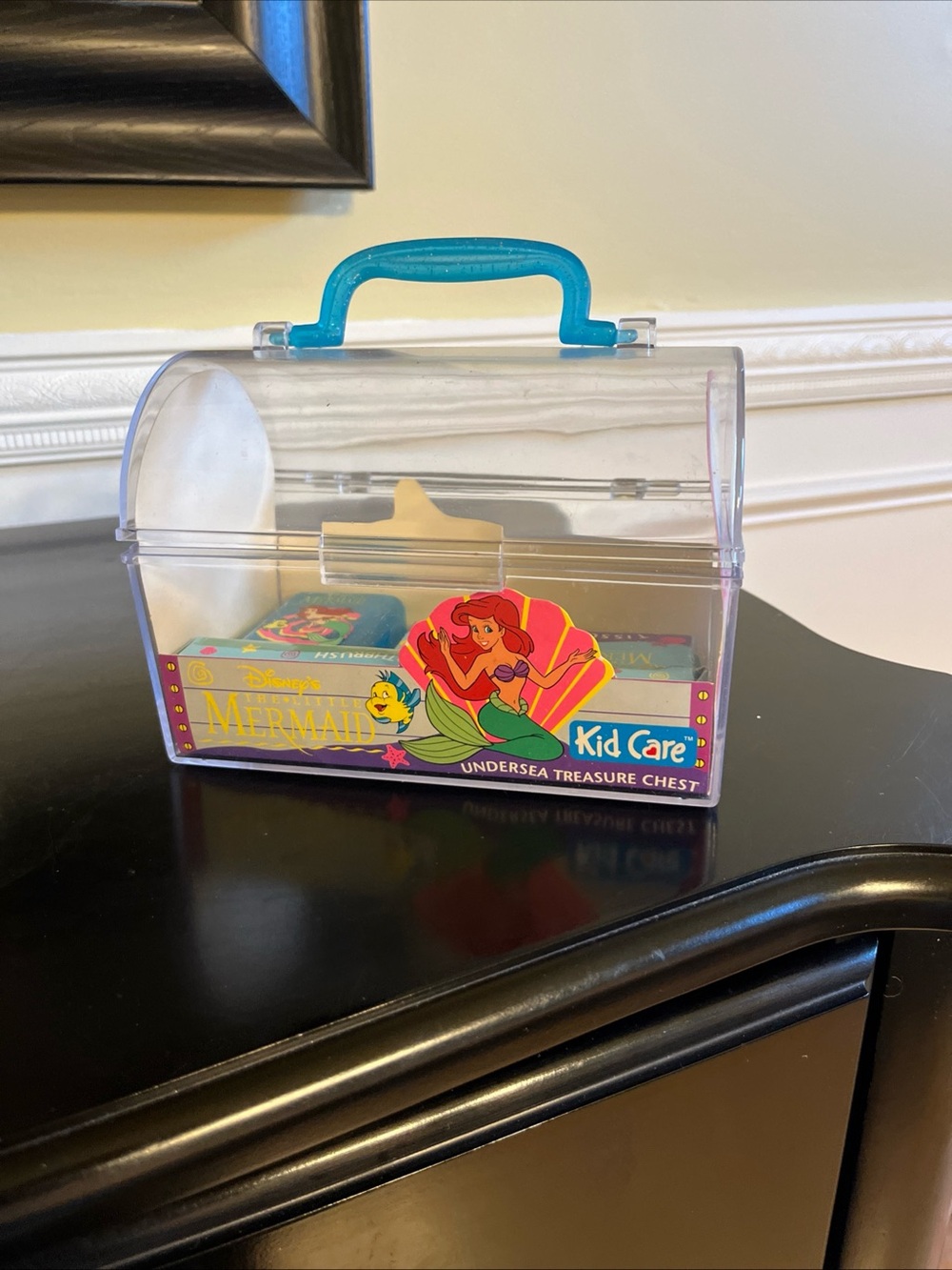 Vintage 90s New Disney’s The Little Mermaid Kid care travel set-opened see desc